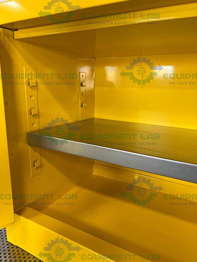 Used JustRite  Sure-Grip EX 17 Gallon Flammable Cabinet 43" x18" x 24"