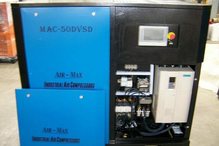 Air-Max 50 hp. Variable Speed Drive Rotary Screw Compressor