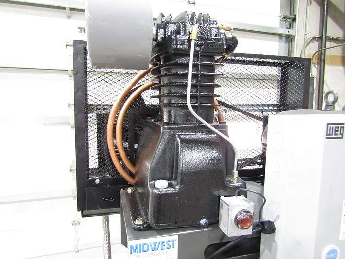 Air-Max 7.5 hp. 3 phase two stage 80 gallon air compressor