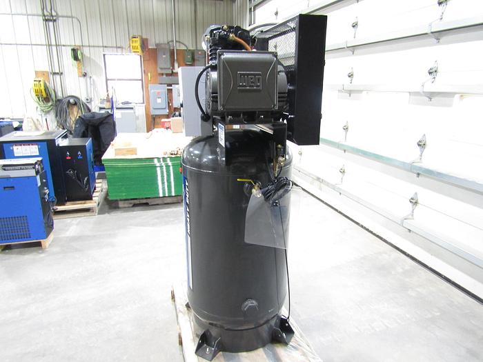 Air Max Air compressor 7.5 hp 1 ph. two stage, Cast iron, 120 gallon, quiet air