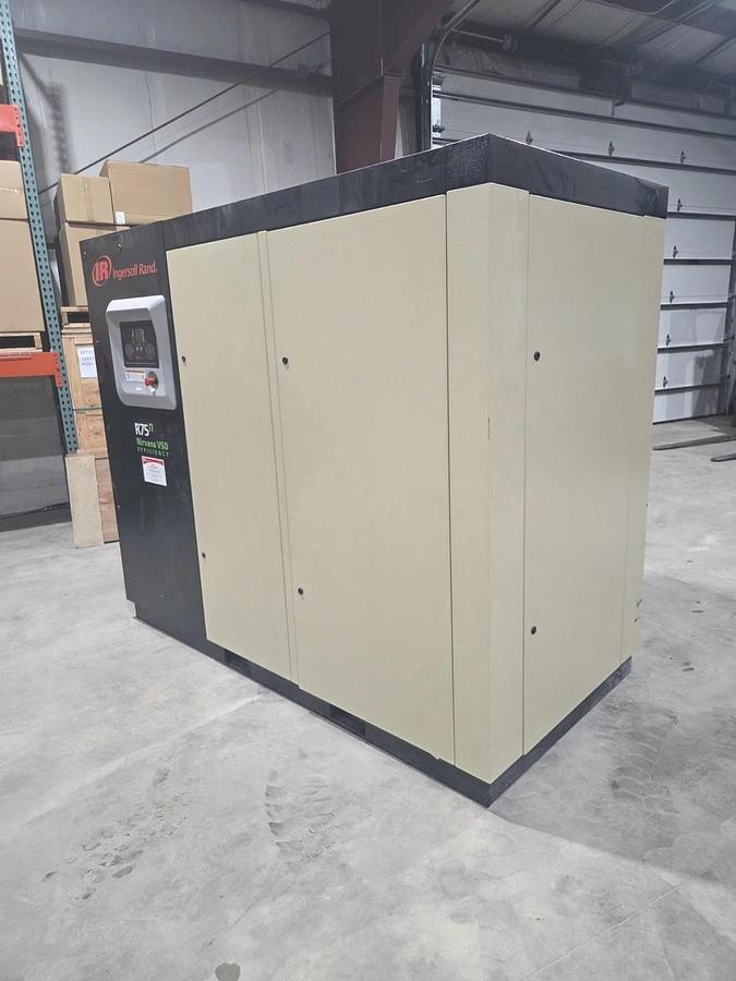 Refurbished Ingersoll Rand 150 hp variable speed rotary air compressor tested warranty 2019