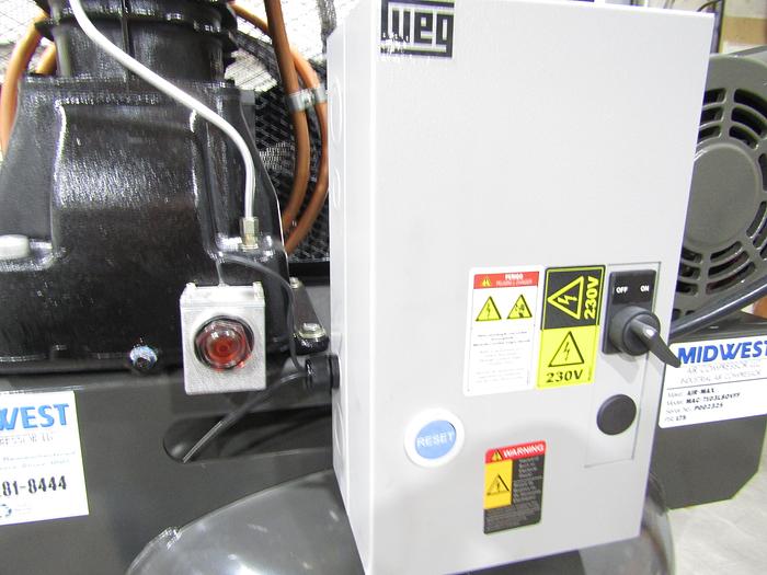 Air-Max 7.5 hp. 3 phase two stage 80 gallon air compressor