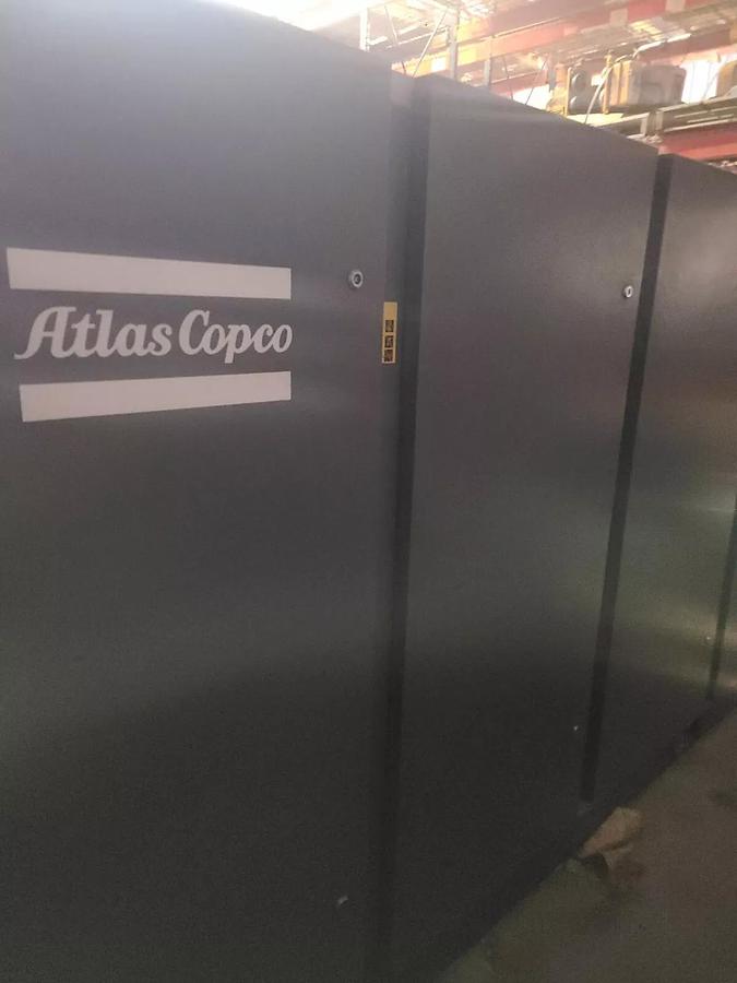 Refurbished G250 300 hp. Atlas Copco rotary screw air compressor 1 yr airend warranty