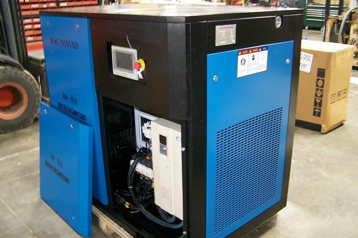 Air-Max 50 hp. Variable Speed Drive Rotary Screw Compressor