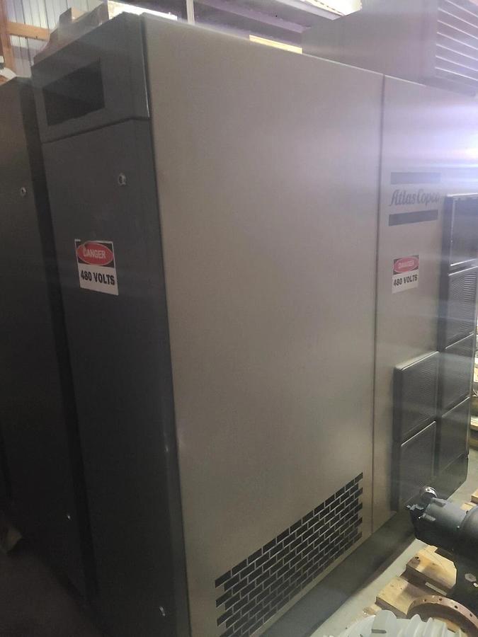 Refurbished G250 300 hp. Atlas Copco rotary screw air compressor 1 yr airend warranty