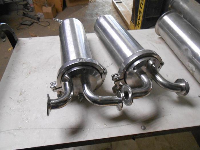 Used Filter, Cartridge, S/st, 4" x 11", H4117TSTC, Millipore, #S742194