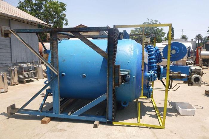 Used Reactor, 1,000 Gallon, Glass Lined, Pfaudler, Jkt, Agit, 100 PSI #C744088