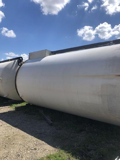 Used Tank, 6,000 Gallon, S/st, 10' x 17',Jkt, Insul, DCI, #S744021