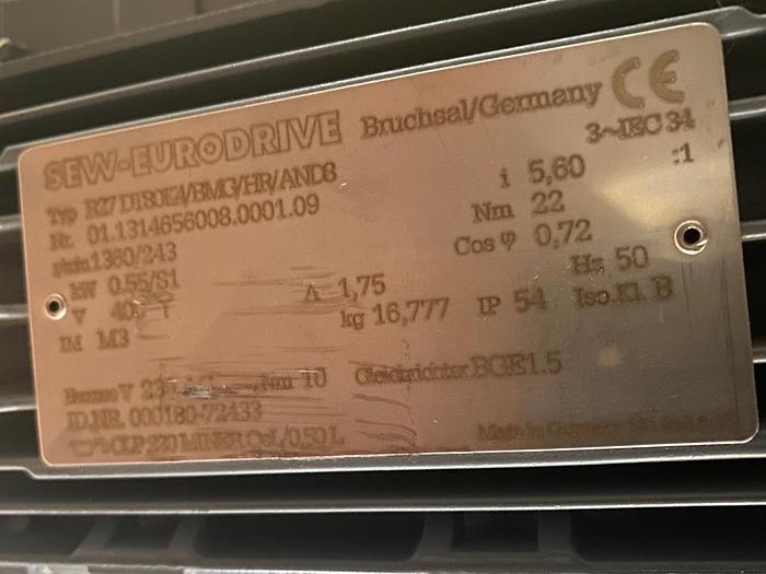 Gebraucht Gurtförderer Förderband Gurtband