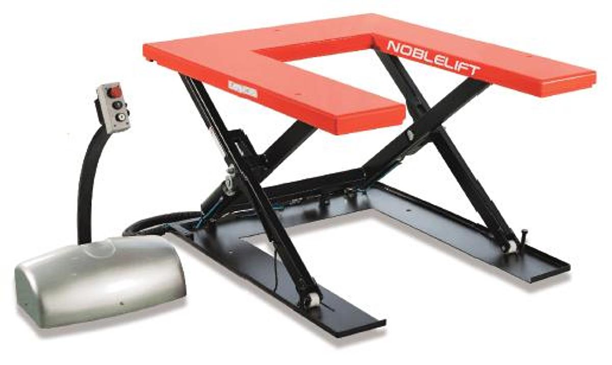 HTF-U   Electric U-Shape Low Profile Single-Scissor Table - Stationary