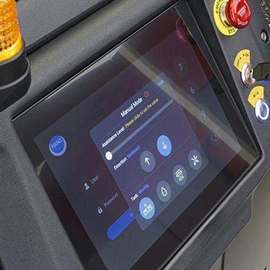 ANB450 Lithium AI powered AGV scrubber-dryer robot - Fully autonomous.