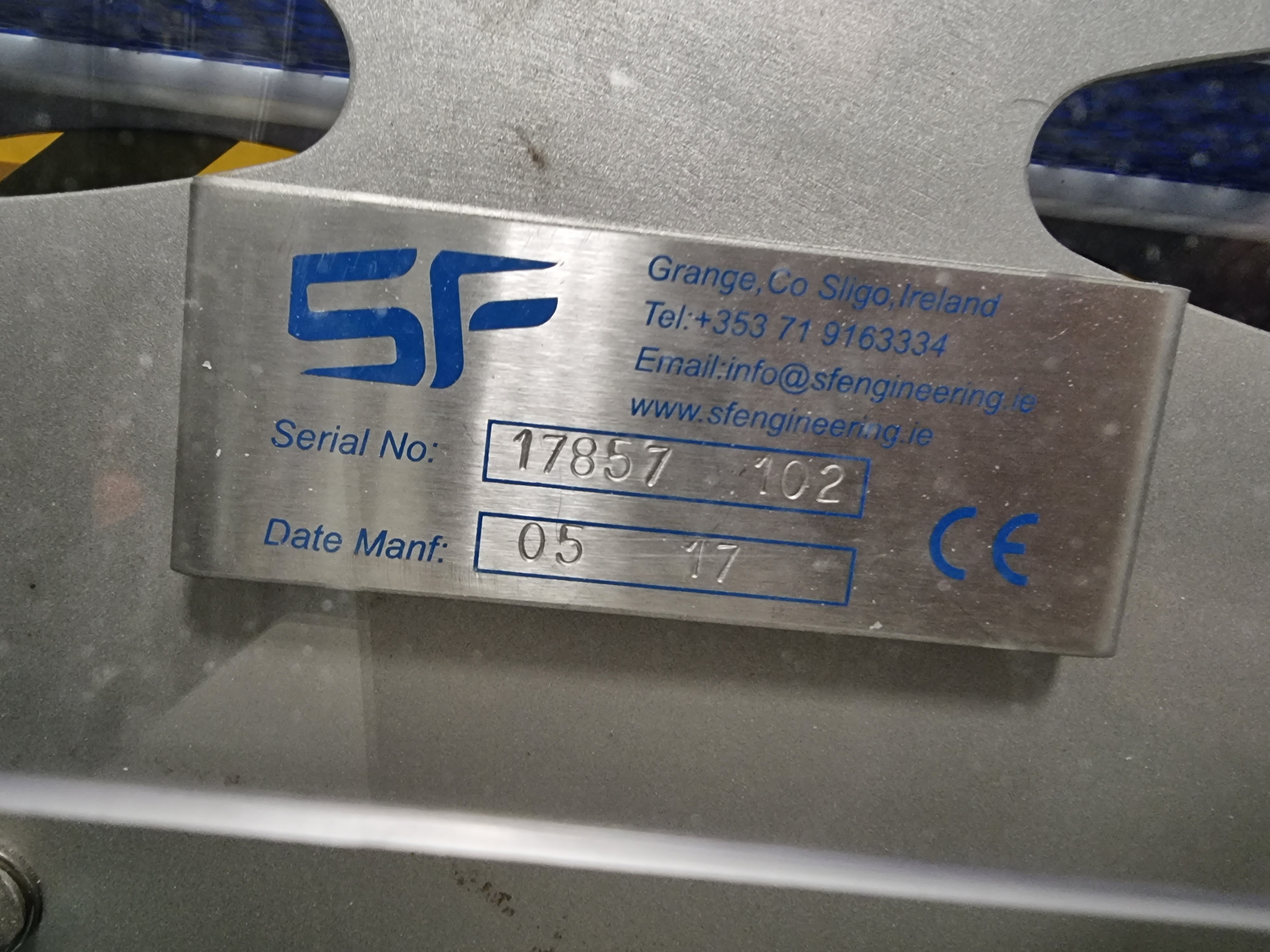 Used SF Right Angle Reject Station