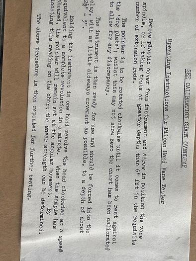 Used Soil Testing Equipment, Majority From Soiltest Evanston.