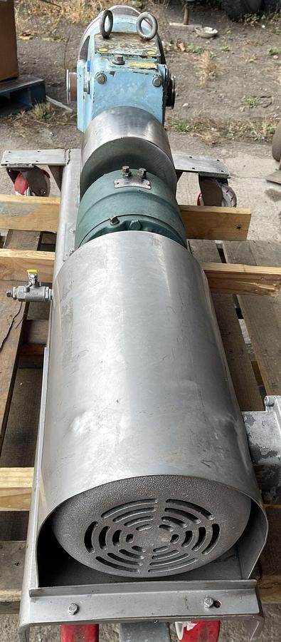 Used Waukesha Cherry Burrell Positive Displacement Pump Stainless Steel Model 060 U20: Serial #227445-98