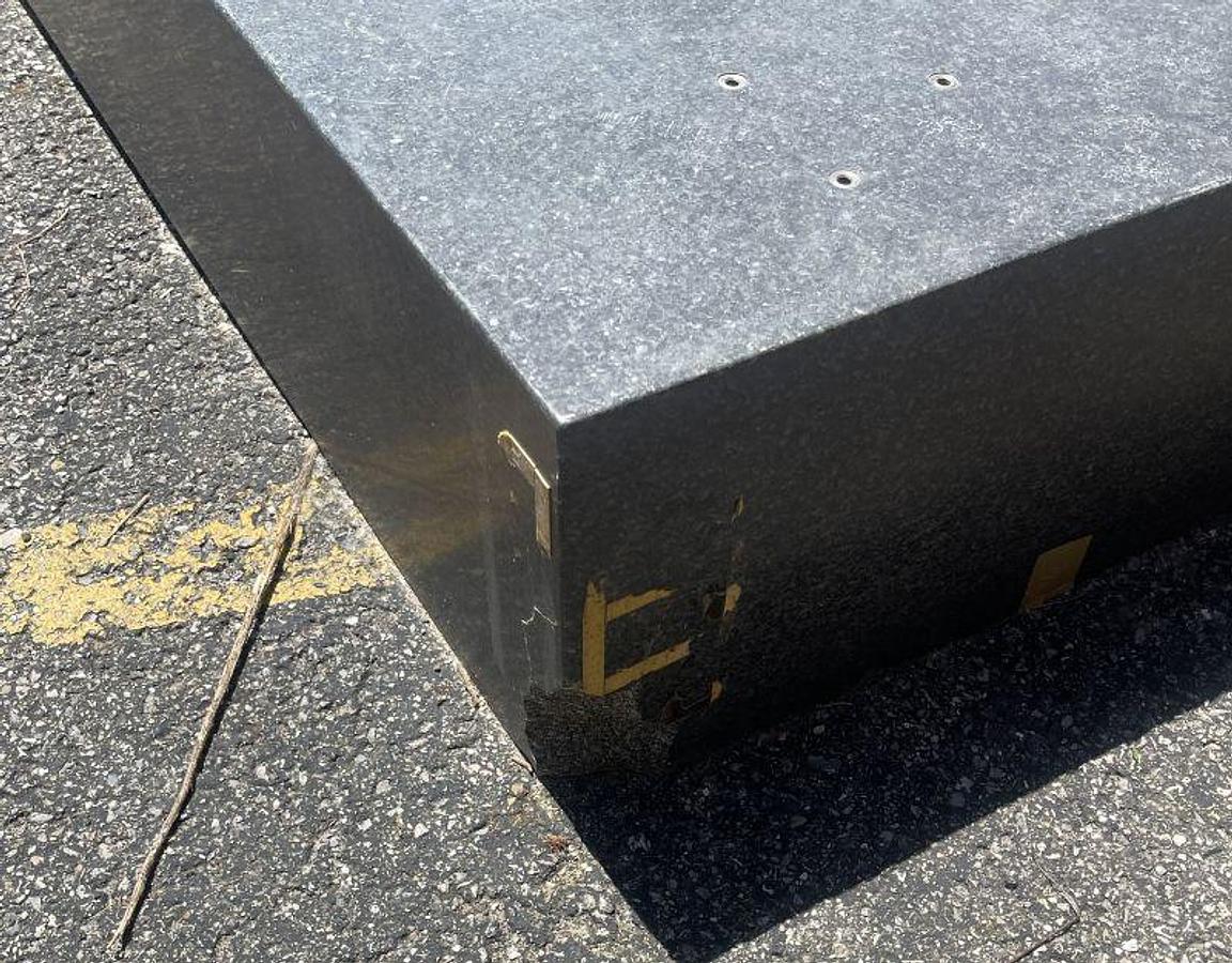 Used Granite Surface Plate, Used, Size 86" x 71" x 12" High