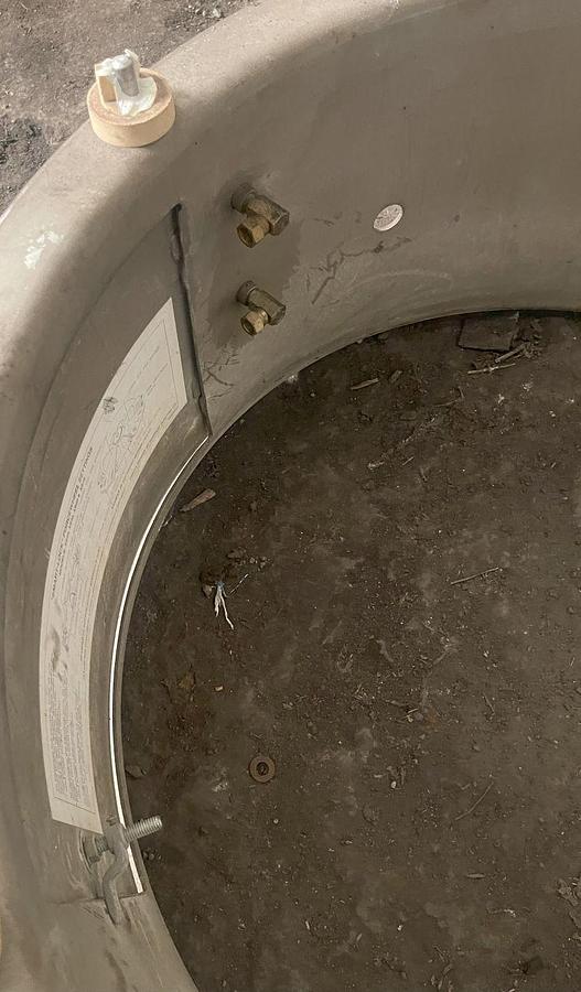 Used Sweco Parts, 48" Base With 12 Springs. Gaskets, and Plate