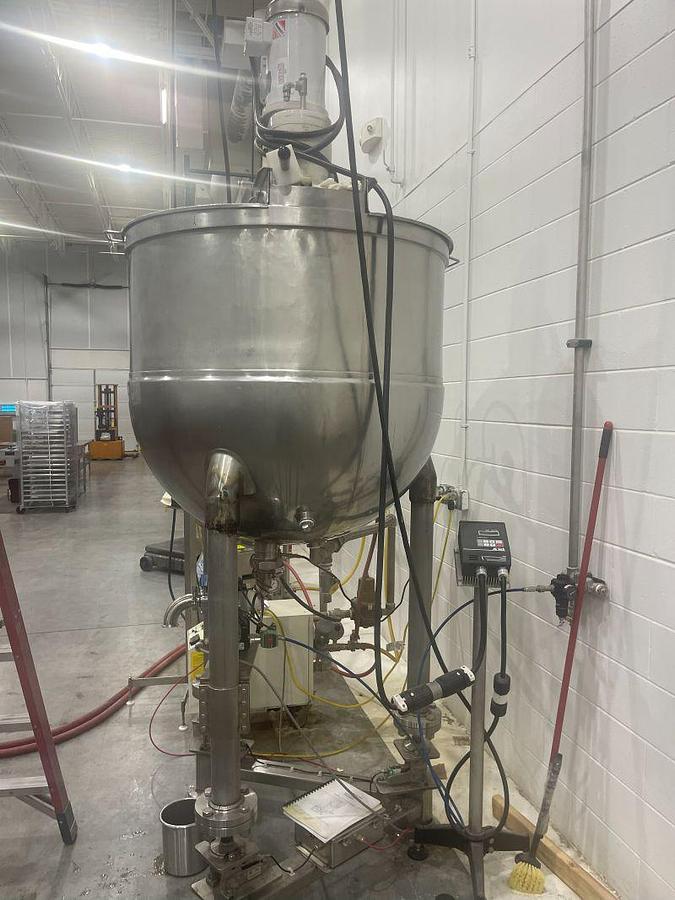 Used Groen 200 Gal Capacity Kettle Model #TA200 SP: Serial # 67668, Adjitated