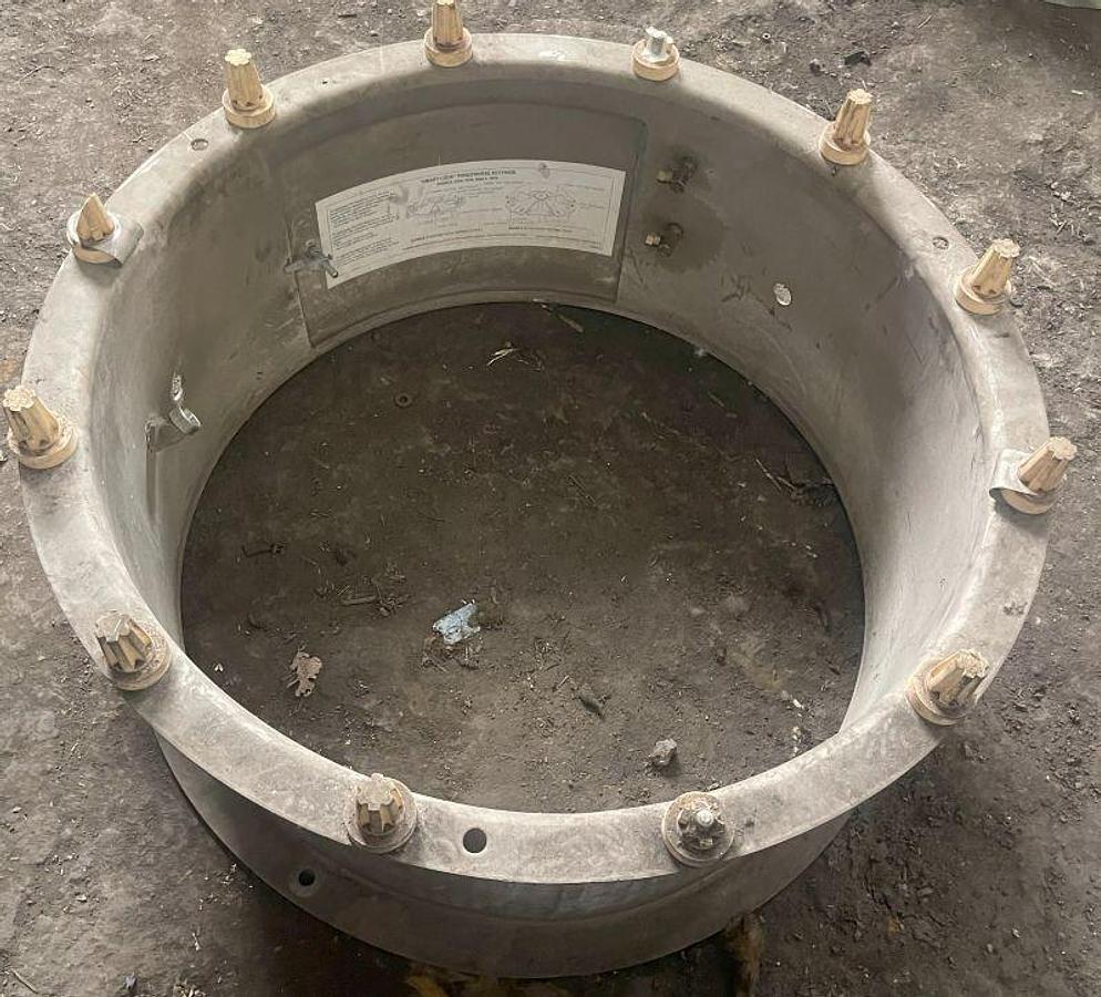 Used Sweco Parts, 48" Base With 12 Springs. Gaskets, and Plate