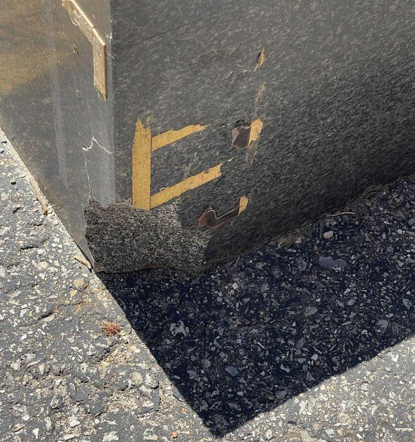 Used Granite Surface Plate, Used, Size 86" x 71" x 12" High