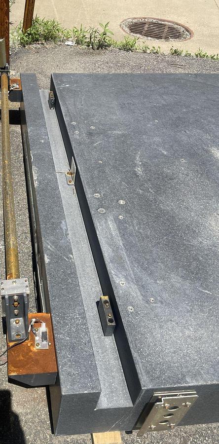 Used Granite Surface Plate, Used, Size 86" x 71" x 12" High