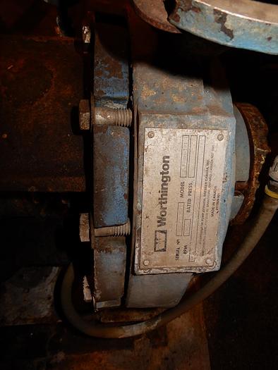 Used WORTHINGTON PUMP MODEL 2 FRBH-121 1780 RPM