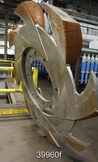 Used Kadant Black Clawson Hydrapulper Vortech Rotor, 8-Vane, 79" Diameter #39960