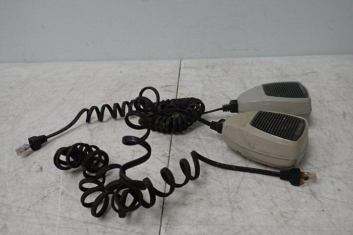 Used Lot of 2 Kenwood Dynamic Impedance 600 Ω Microphones