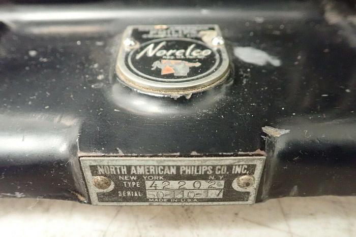 Used North American Philips Type 42202 Norelco Diffractor Geiger Counter Goniometer