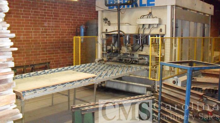 Used Burkle Feed Through Press