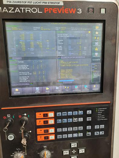 Used 2017 MAZAK Optiplex Nexus Fiber 3015 4KW