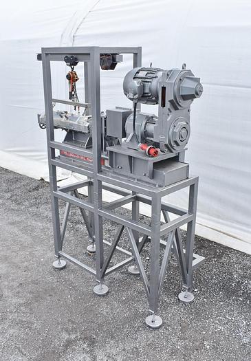 Used 5 IN. TELEDYNE READCO TWIN SCREW CONTINUOUS PROCESSOR – S/S – JACKETED (#9726)