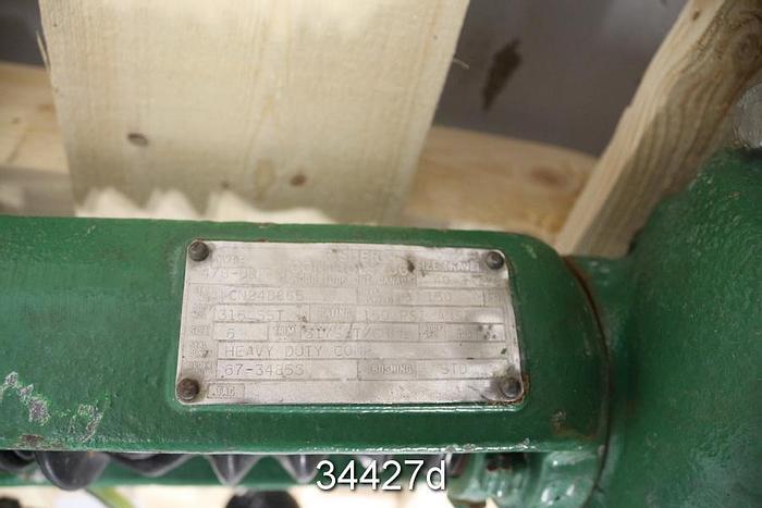 Used Fisher 4" 478-UR Vee-Ball Control Valve #34427