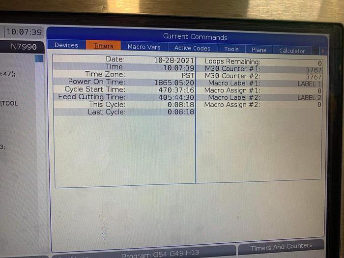 Used 2016 HAAS VF-3SS 4-Axis CNC Vertical Machining Center