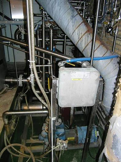 Used 2002 – 1-pass MVR falling film vacuum evaporator unit
