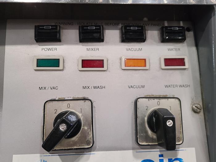 Used Vacuum Investment Mixer for Lost Wax Casting Mold Making