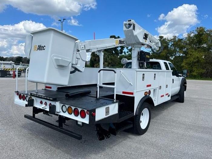 Used Altec AT40G 45ft Bucket Boom on 2013 Ford F550 4x4 Extended Cab Utility Truck – C98558