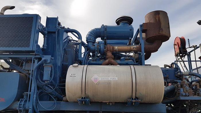 Used 1997 Peerless Hydra Frac Oilwell Cementing Blender Trailer