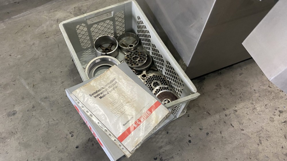 Used Kramer Grebe 130 meat grinder