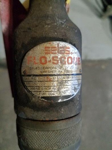 Used Selas Gas Flow Scope Type # F-53-4 Webster Combustion Furnace Scope