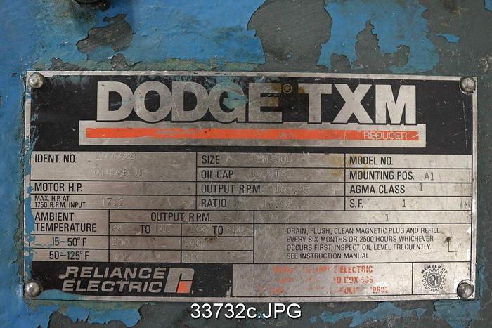 Used Dodge TXM300 Gear Drive #33732