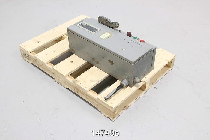 Used Allen Bradley 509BOD18A-B Fusible Starter, #1, 10 Hp, Start, Stop, Run Switches, With Ab #512Bacd-24 Enclosure #14749