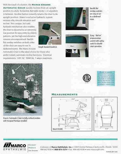 Refurbished Marco Complete Lane Package, normally $17,580.00...On Sale for $16,495.00 Encore Fully Electric