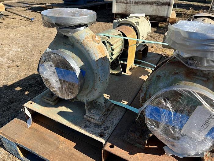 Used Pump, Centrif., 7.5 HP, 3" In / 2.5" Out, TACO, FM Series#C744905