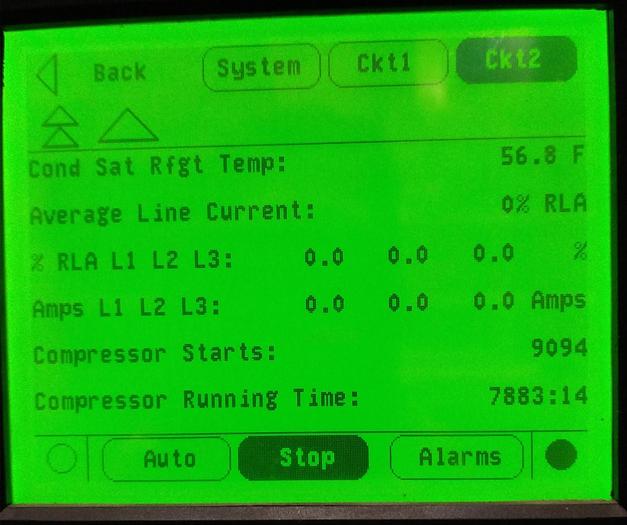 Used 90 TON TRANE INDOOR CHILLER – WATER COOLED (#9803)