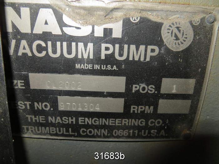 Used Nash CL2002 Vacuum Pump #31683