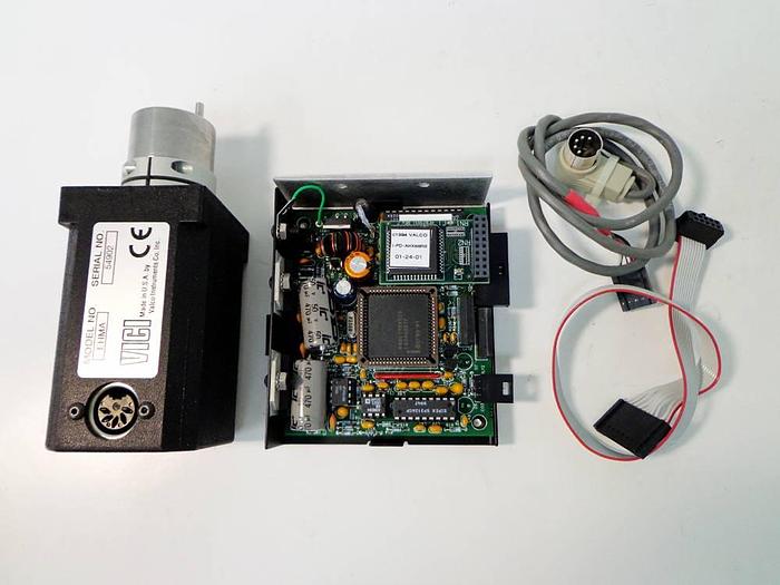 Used Vici Valco Instruments Modular Universal Valve/Actuator, Model EHMA, with Actuator Control Module.