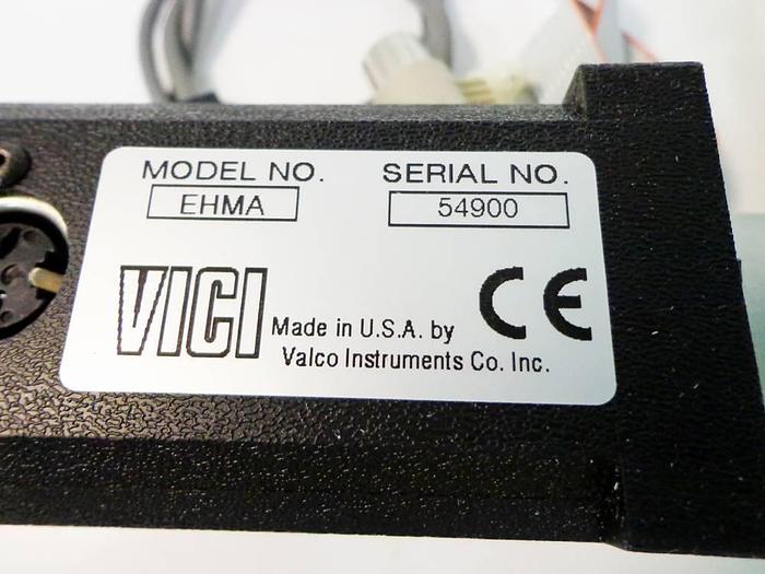 Used Vici Valco Instruments Modular Universal Valve/Actuator, Model EHMA, with Actuator Control Module.