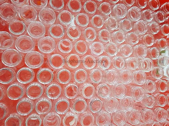 Used Glass screw top bottles