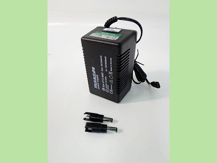 Used Mascot Power Supply Adapter, Variable Output and Connectors.
