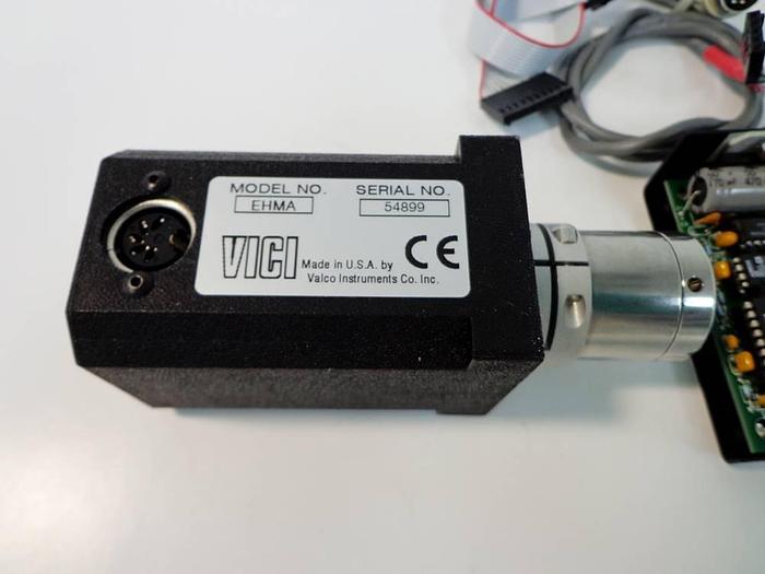 Used Vici Valco Instruments Modular Universal Valve/Actuator, Model EHMA, with Actuator Control Module.
